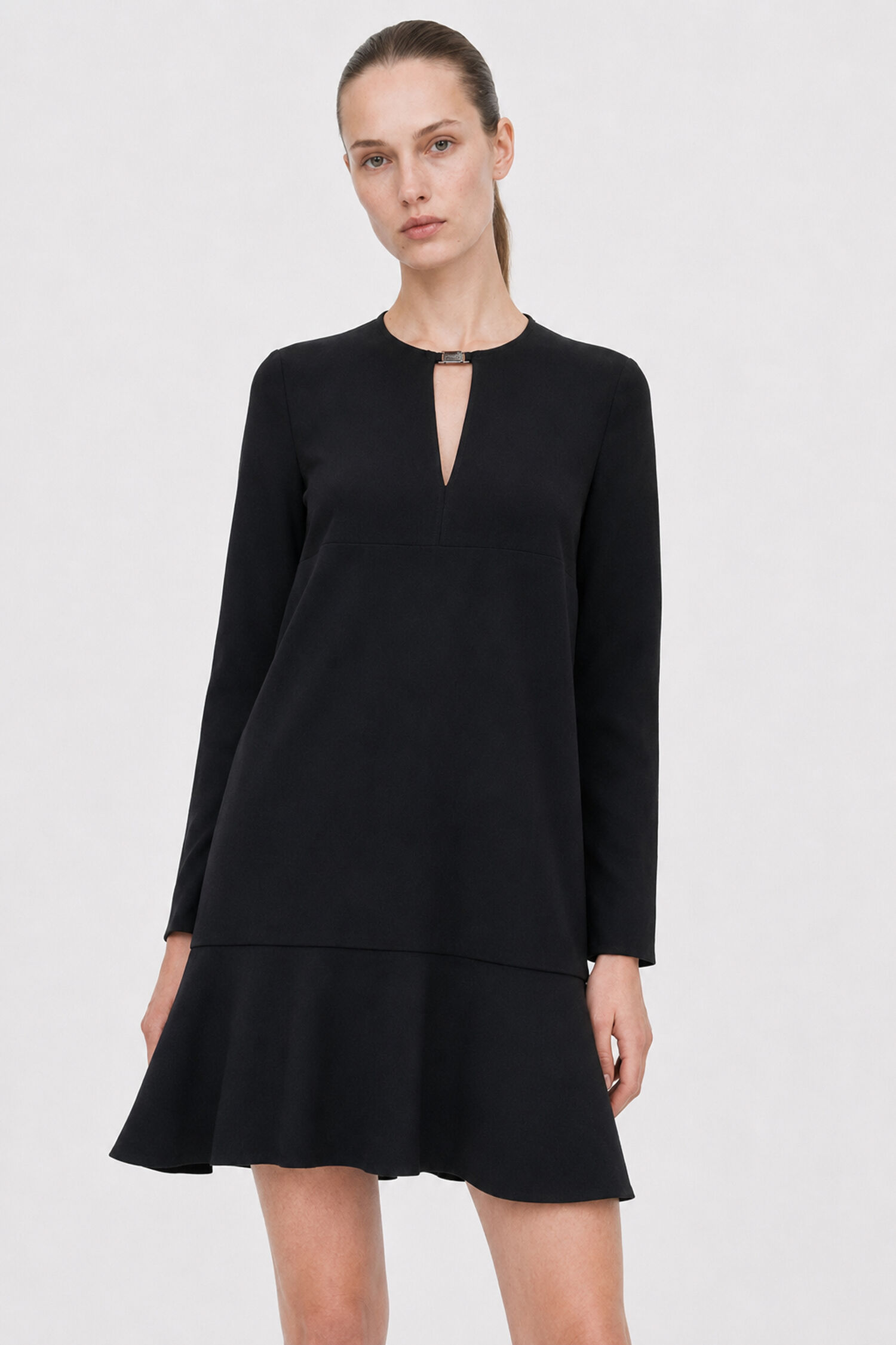 Triacetate Long sleeve Dress